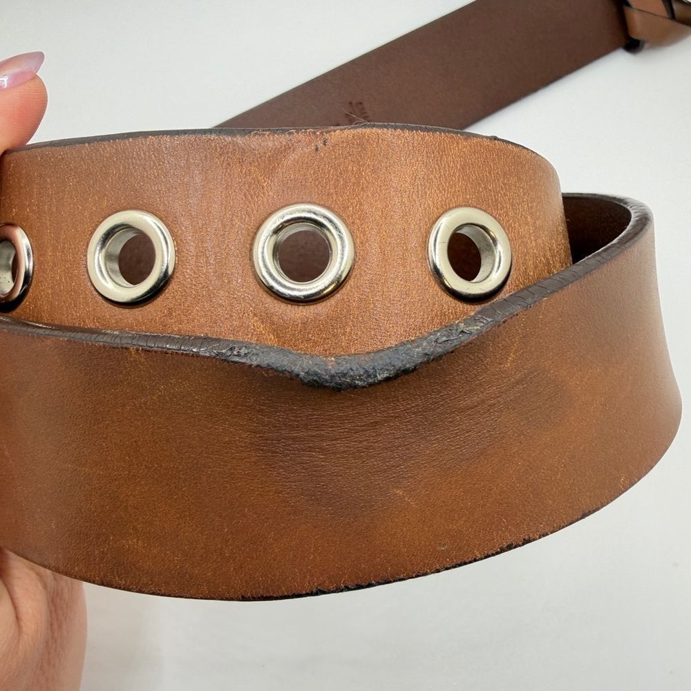 ~38" Pre-owned early 2000s COACH all leather belt in Small - Picture 4 of 12